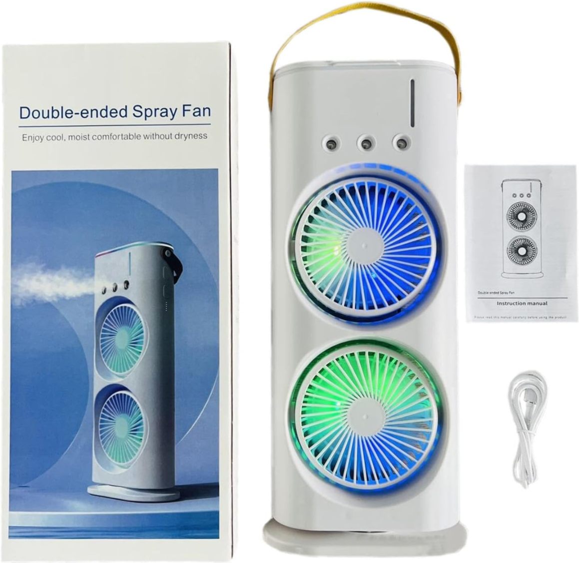 Double Ended Spray Cool Fan