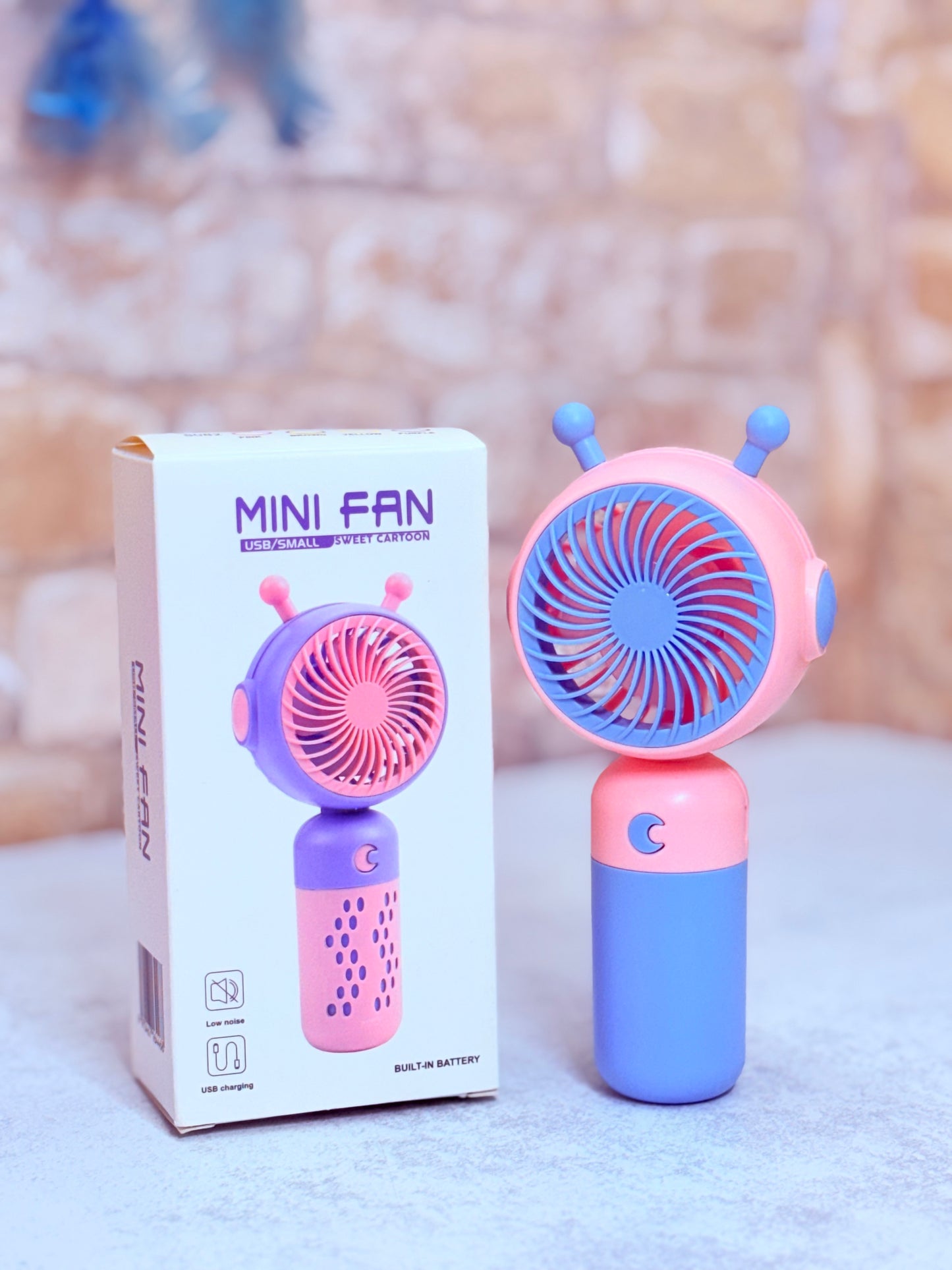 Mini Fan Blue